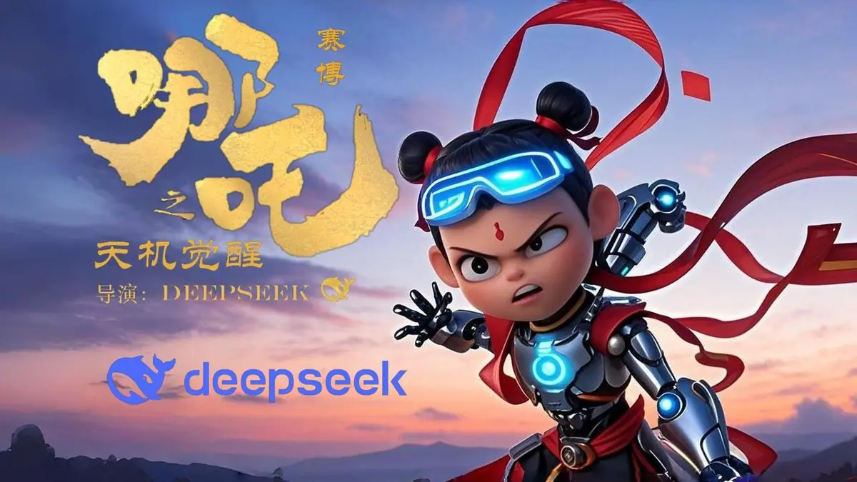 《使用Deepseek+AIGC工具：创作《赛博哪吒：天机觉醒》视频短片》 九、视频剪辑（剪映） 配图 2