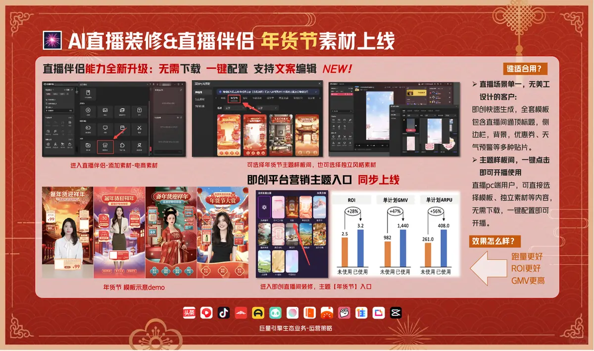 《抖音直播伴侣-大促装修素材配置指南》 年货节（已结束） 配图 1