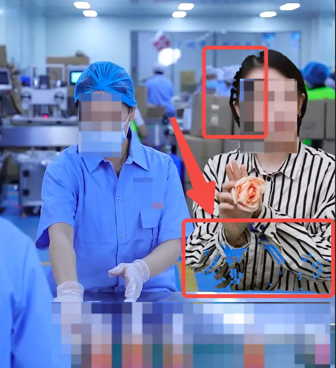 《「虚拟直播间」-素材使用注意事项》 （5）主播/产品存在“透明”现象？ 配图 1